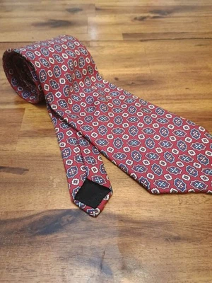 Hardy Ameis  Neck Tie 100% Silk Paisley Pattern 14 Savile row London - Image 1 of 3