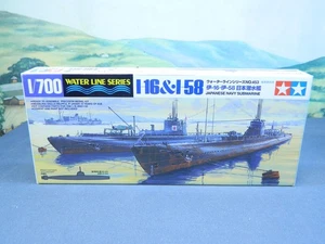 BRAND NEW 1/700 Tamiya Water Line #453 JAPANESE SUBMARINES I-16 & I-58 - Picture 1 of 2