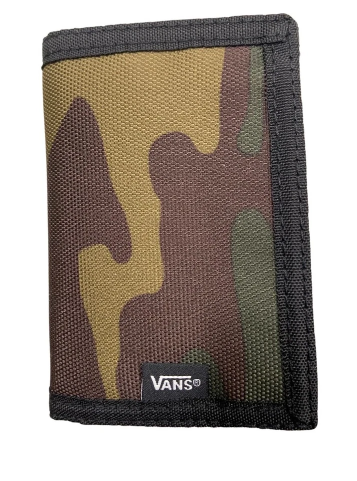 Cartera Vans Deslizante Triple Plegable Hombres/Mujeres Cartera Cierre de Gancho y Lazo Foto 1 de 1