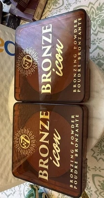 LOT OF 2 W7 Bronze Icon Longwear Bronzing Pressed Powder 0.52 Oz.  READ - Image 1 of 4