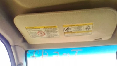Driver Sun Visor Without Illumination Crew Cab Fits 02-04 FRONTIER 30123472 - Image 1 of 4