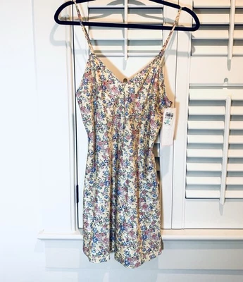 Lencería Val Mode Mujer Talla PETITE Amarillo Floral Camisón Satinado Nuevo con Etiquetas Foto 1 de 4
