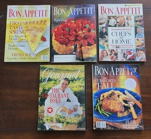 Bon Appetit magazine lot Of 5 - 1990s And One 2004  - Picture 1 of 7