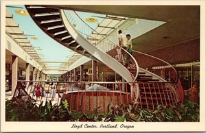 Postal de PORTLAND, Oregon LLOYD CENTER "El centro comercial y las muchas tiendas" cromada 1960 - Imagen 1 de 2