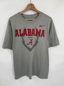 Nike Alabama Crimson Tide Football T-Shirt Dri-Fit Short Sleeve Men’s Large - Picture 1 of 6