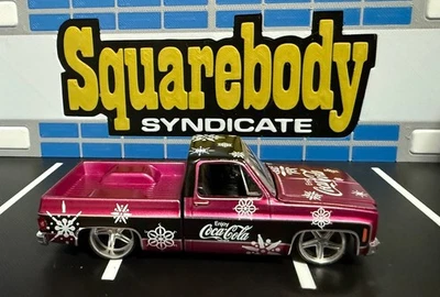 Custom 2025 M2 Christmas 1976 GMC Sierra Grande 15 Truck Pink Custom 3d Resin - Image 1 of 4