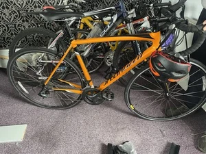 Specialised Orange Racing Bike. Used. Great Condition. Comfortable Seat. - Picture 1 of 5