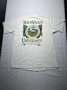 Vintage Crazy Shirts Napa Valley University T-Shirt Gr. Large Einzelnaht hergestellt in den USA - Bild 1 von 9