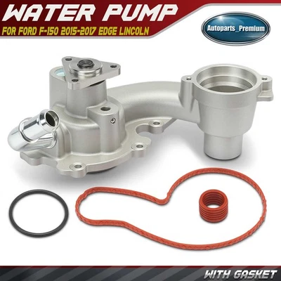 Water Pump with Gasket for Ford F-150 2015-2017 Edge Lincoln MKZ MKX Continental - Image 1 of 4