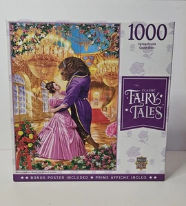 New In Box Classic Fairy Tales Beauty and the Beast 1000-Piece Jigsaw Puzzle - Picture 1 of 4