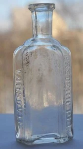 Botella de perfume en relieve Polonia Varsovia años 1900 FREDERIC PULS - Imagen 1 de 10