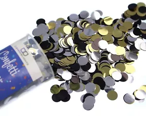 Poppers de Confeti - Metálico Dorado Plata Colores Negros - Brillante Fiesta Boda - Imagen 1 de 5