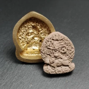 Dorje Gotrab Tsa Tsa Mold,Old Version 5cm Vajra Armor of Wrathful Guru Rinpoche - Picture 1 of 10