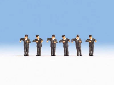  N scale NOCH 36281 Steam Locomotive Crewmen : 1/160 scale Railroad Figures   - Image 1 of 3
