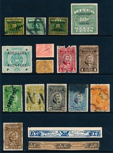 99c START! US Puerto Rico Revenue stamps, taxpaids (17) - Imagen 1 de 4