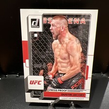 2023 Panini Donruss UFC Press Proof Silver Dustin Jacoby #160