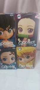 Kimetsu No Yaiba DemonSlayer Figurenset 4 Stück Qposket 100% Original - Bild 1 von 10