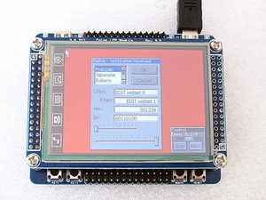 STM32F103RBT6 development board + 2.8" TFT touch screen lcd display module - Picture 1 of 4