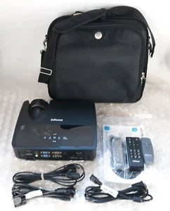 InFocus IN2124 3D Ready DLP Projector 2xVGA+Power Cord 1837H w/ Remote+Presenter - Picture 1 of 8