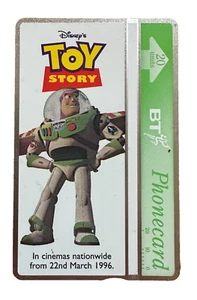 UK BT Phone Card - Disney Toy Story - Buzz Lightyear FEEE UK POSTAGE - Picture 1 of 2