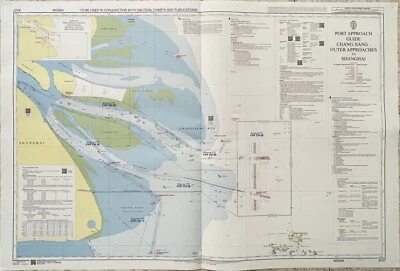 Admiralty 8127 CHANG JIANG OUTER APPROACHES TO SHANGHAI Nautical Paper Map Chart - Image 1 of 4