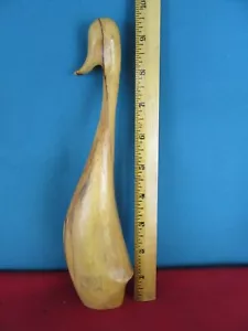 493. SPAULTED AHORN Holz Holz Ente Gans IWCS Pennsylvania 1989 handgeschnitzt? - Bild 1 von 6