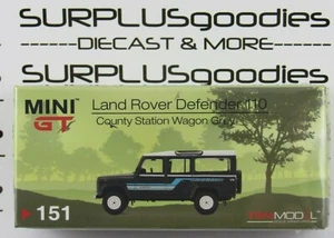 2021 TSM Model Mini-GT Overseas Ed LAND ROVER DEFENDER 110 1985 County Wagon 151 - Picture 1 of 9