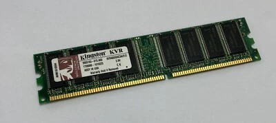 512MB Kingston KVR400X64C3A/512 PC3200 400MHz DDR1 Non-ECC Computer Memory RAM - Image 1 of 3