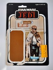 1983 Kenner Star Wars Return of the Jedi Prune Face Figure 77 Card Back ROTJ