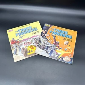 Vintage Marvel Books The Transformers Storybooks 1984 Retro Cybertron Cartoon - Picture 1 of 11