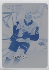 2021-22 SP Game Used CHL Edition Printing Plate Cyan 1/1 William Dufour #67 10wx