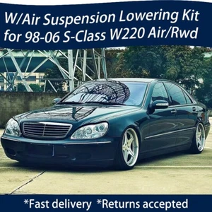 💥for MERCEDES S CLASS S280 S350 S500 W220 RWD AIR SUSPENSION LOWERING LINKS KIT - Bild 1 von 4