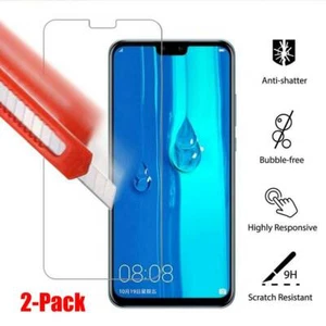 9H Hartfilm Displayschutzfolie für Huawei Y9 2019 Y3 Y6 Y7 Prime 2018 Y Max - Bild 1 von 11