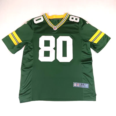 Camiseta Nike cosida cosida de los Green Bay Packers Jimmy Graham #80 para adulto talla 44 Foto 1 de 4