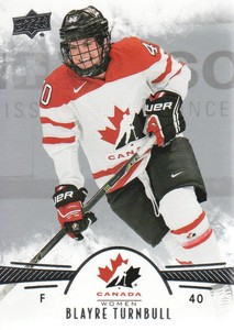 2016-17 Upper Deck Team Canada Juniors Hockey Card #15 Blayre Turnbull