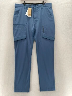 Calça Adidas Terrex Zupahike Masculina 38x32 Azul Elástica Carga Utilitária Ao Ar Livre Nova Com Etiqueta - Imagem 1 de 4