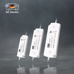 LED Trafo 12V 24V 20W 40W 60W Wasserdicht IP44 Treiber Netzteil Vorschaltgerät - Bild 1 von 7