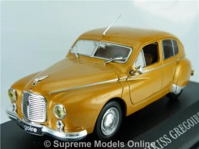 HOTCHKISS GREGOIRE MODEL CAR 1952 GOLD 1:43 SCALE IXO K8 — 第 1/4 张图片