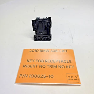 BMW 335i E90 2010 llavero receptáculo inserto sin llave sin moldura 108625-10 OEM - Imagen 1 de 11