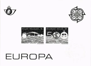 Belgium 1992 Yvert 2454/55 proof Europe CEPT MNH VF - Picture 1 of 1