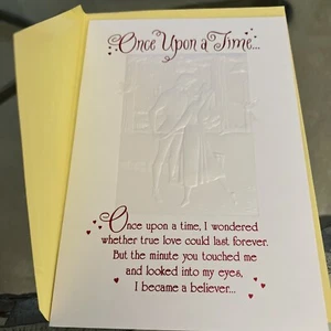 Disney Valentines Day Greeting Card To Significant Other From Princess - Picture 1 of 3
