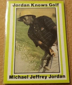 Michael Jordan Chicago Bulls MICHAEL KNOWS GOLF GREEN BORDER Oddball #BC10 - Picture 1 of 2