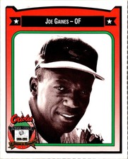 1991 Crown/Coca-Cola Baltimore Orioles Joe Gaines