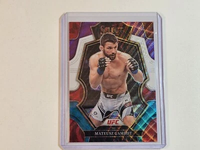 Mateusz Gamrot Rookie 2023 Panini UFC Select Tri Color Wave Prizm Hobby  - Image 1 of 4