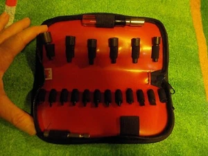 Vintage Craftsman Insert Bit Screwdriver Bit Set w Carry Case - Picture 1 of 9