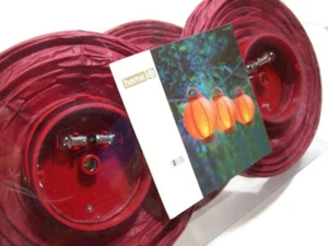 Runde rote Papierlaterne für Innen bedeckt Außen - Bild 1 von 4