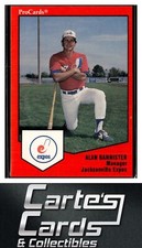 Alan Bannister 1989 ProCards Minor League Sets #151 Jacksonville Expos Manager
