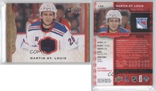 2014 Upper Deck Masterpieces Red Framed Memorabilia /85 Martin St Louis #130 HOF