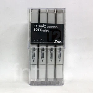 Marcadores clásicos Copic 12 piezas tóner gris - Imagen 1 de 6