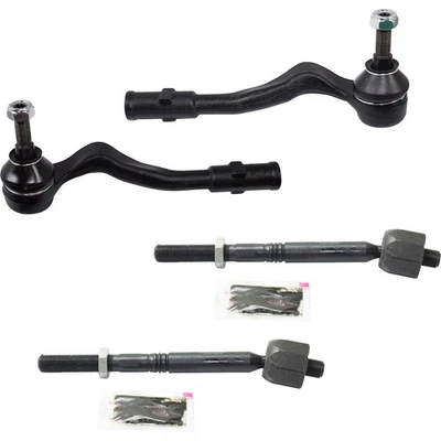 Tie Rod End Set For 2009-2016 Audi A4 A4 Quattro Front Inner and Outer - Image 1 of 4